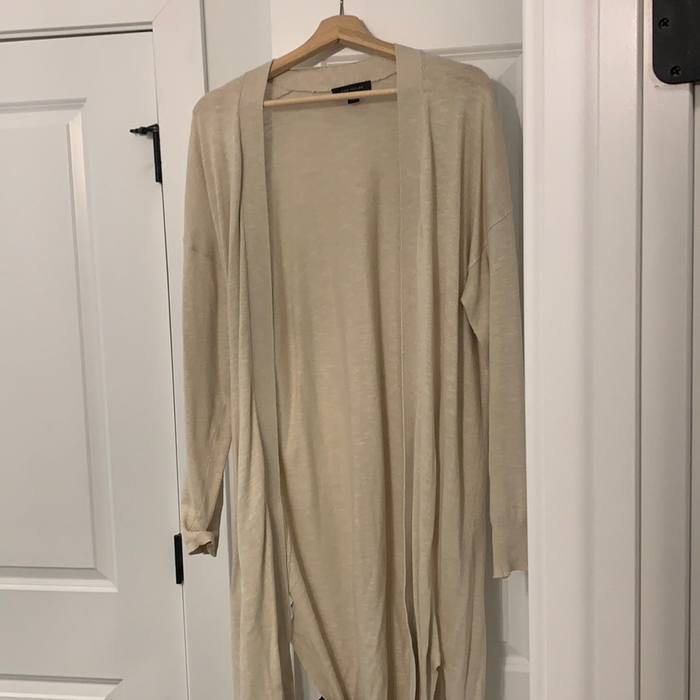 Ann Taylor linen slouch sweater